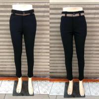 ราคา กางเกงทำงานผ้าซาตินผ้าโรเชฟสีดำใส่ทำงาน (12270215080)