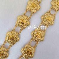ราคา เครื่องประดับชุดไทยเป็นชุด เครื่องประดับชุดไทยสีทอง ชุดเซ็ท 4 ชิ้น (18709214756)