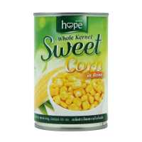 ราคา โฮป เมล็ดข้าวโพดหวานในน้ำเกลือ 410 กรัม (18224939634)