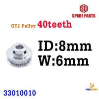 ราคา 3D Printer Part GT2 Timing Pulley 40Teeth ID 5 8 10mm for GT2 Timing Belt Width6 10mm ชิ้นส่วนเกียร์ (12994176151)