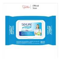 ราคา Sekure wipes 50 แผ่น ซีเคียว กระดาษเปียก (18298789625)