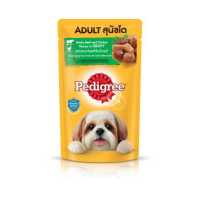 ราคา Mars Pedigree Wet Food Adult and Puppy Pouch เพดดิกรี เพาซ์ สุนัขโตและลูกสุนัข ชนิดซอง 80 130g (16934315262)