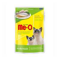 ราคา ME O มีโอ เพาซ์ อาหารแมวชนิดเปียก สำหรับแมวโต รสปลาซาร์ดีนผสมไก่และข้าว ขนาด 80 กรัม (12557276599)