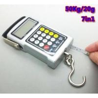 ราคา เครื่องชั่งดิจิตอล เครื่องชั่งแบบแขวน เครื่องชั่งแขวนดิจิตอล 7 in 1 รุ่น 50kg 20g (7427479354)