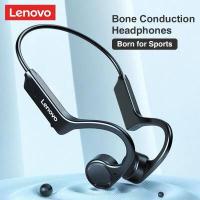 ราคา Lenovo X4 bone conduction Bluetooth headset TWS sports running headset rear hanging headset ultra long endurance earphone (18625539570)