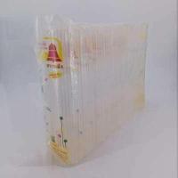 ราคา หลอดดูดน้ำ หลอดตรง ตราระฆัง บรรจุ 10 เเพค แพคละ 50 กรัม (19361901930)
