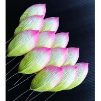 ราคา กลีบบัว กลีบดอกบัวผ้ากันน้ำได้ แพคละ50กลีบ กลีบดอกบัวสำหรับงานประดิษฐ์ (16589792105)