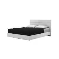 ราคา INDEX LIVING MALL เตียงนอน รุ่นบลัง ขนาด 5 ฟุต พื้นเตียงซี่ สีขาว (4277280252)