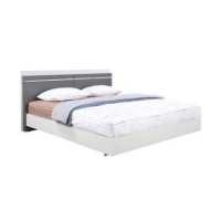 ราคา INDEX LIVING MALL เตียง รุ่นเอสติม่า ขนาด 5 ฟุต พื้นเตียงทึบ สีเทาอ่อน (6787836895)