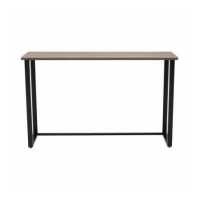 ราคา กทม 3 5 วัน ส่ง SB Design Square KONCEPT FURNITURE KONCEPT FURNITURE โต๊ะทานอาหาร โต๊ะอาหารขาเหล็กท๊อปไม้ Bush ขนาด 125x35x77 ซม (19763486315)