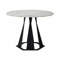 ราคา กทม 3 5 วัน ส่ง SB Design Square KONCEPT FURNITURE KONCEPT FURNITURE โต๊ะทานอาหาร โต๊ะอาหารขาเหล็กท๊อปหิน Hershey ขนาด 100x100x75 ซม (12361446856)