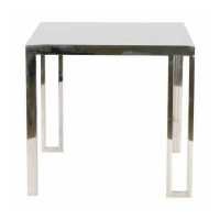 ราคา กทม 3 5 วัน ส่ง SB Design Square SB FURNITURE SB DESIGN SQUARE SB FURNITURE โต๊ะทานอาหาร โต๊ะอาหารขาสแตนเลสท๊อปไม้ Montis ขนาด 80x80x75 ซม (1300250176)