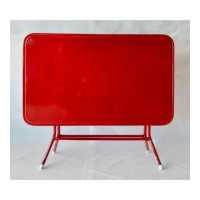 ราคา GHBathroom Mall DELICATO โต๊ะพับเหล็ก 4ฟุต 120ซม รุ่น IT76116 สีแดง ร้านค้าเเนะนำ (19353497920)