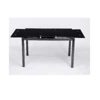 ราคา Global House โต๊ะปรับขยายได้ รุ่น BANYAN BK สีดำ รับประกันของเเท้ (17537590509)