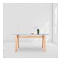 ราคา INDEX LIVING MALL โต๊ะอาหารกระจก รุ่นนาโกญ่า ขนาด 150 ซม สีธรรมชาติ (1694846602)