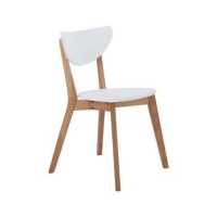 ราคา INDEX LIVING MALL เก้าอี้ทานอาหาร รุ่น มาวิน สีขาว ลายไม้ธรรมชาติ (1651046297)