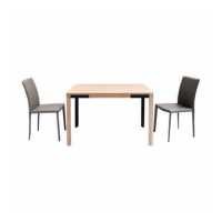 ราคา SB Design Square SB FURNITURE SB DESIGN SQUARE SB FURNITURE โต๊ะทานอาหาร Coupe โต๊ะอาหารขาเหล็กท๊อปไม้ สีดำ (5590852118)