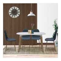 ราคา SB Design Square SB FURNITURE SB DESIGN SQUARE SB FURNITURE โต๊ะทานอาหาร Lasta โต๊ะอาหารไม้ล้วน สีขาว (13990760574)