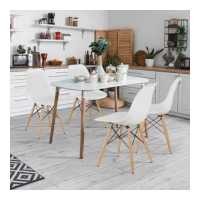 ราคา SB Design Square SB FURNITURE SB DESIGN SQUARE SB FURNITURE โต๊ะทานอาหาร Lasta โต๊ะอาหารไม้ล้วน สีขาว (19580237086)