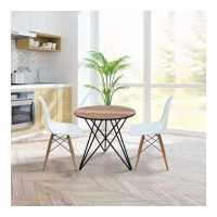 ราคา SB Design Square SB FURNITURE SB DESIGN SQUARE SB FURNITURE โต๊ะทานอาหาร Linne โต๊ะอาหารขาเหล็กท๊อปไม้ (4801580288)