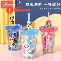 ราคา I Know Tumbler แก้วน้ำพลาสติกพร้อมฟาง Frozen Little Mermaid Ariel Bottle Cup With Glitter And Confetti For Disney (15684569272)