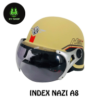ราคา หมวกกันน็อค ครึ่งใบ Index Nazi A8 อินเด็กซ์ นาซี เอ 8 (14282010620)