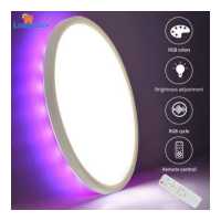 ราคา จัดส่งที่รวดเร็ว11นิ้ว32วัตต์ Led รอบไฟเพดานหรี่แสงได้ความสว่างสูงแสงโดยรอบสำหรับห้องนอนห้องนั่งเล่นตกแต่ง (15794450093)