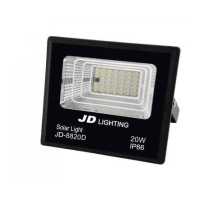 ราคา ไฟสปอร์ตไลท์โซลาร์เซลล์ วอร์มไวท์ 20W JD 8820W สีดำ (9219222442)