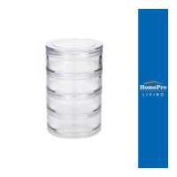 ราคา HomePro กล่องแบ่งช่อง 1 ช่อง TLC 704 7x7x11 ซม สีใส แบรนด์ STACKO (18213781626)