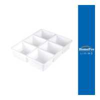 ราคา HomePro กล่องแบ่งช่อง 6 ช่อง STACKO TLR 106 29x23 8x6 3 ซม สีขาว แบรนด์ STACKO (17424437665)