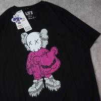 ราคา เสื้อยืด Uniqlo X KAWS UT Ut UNIQLO เสื้อยืด ลาย KAWS สีดํา ของแท้S 3XL (17397702307)