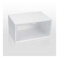 ราคา กล่องใส่รองเท้า กล่องรองเท้า Shoe Box กล่องวางรองเท้า มีฝาเปิด ปิด พลาสติกแข็ง เปิดฝาหน้า ซ้อนได้ ชั้นวางรองเท้า กล่องอเนกประสงค์ (17894715042)