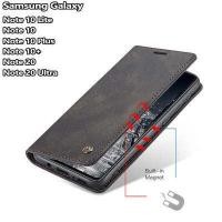 ราคา CaseMe เคสฝาพับหนัง เคสกันกระแทกสำหรับ Samsung Galaxy Note10 Lite Samsung Galaxy Note10 Samsung Galaxy Note10 Plus Samsung Galaxy Note20 Samsung Galaxy Note20 Ultra เคสพับแ (1704500571)