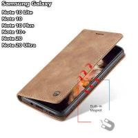 ราคา CaseMe เคสฝาพับหนัง เคสกันกระแทกสำหรับ Samsung Galaxy Note10 Lite Samsung Galaxy Note10 Samsung Galaxy Note10 Plus Samsung Galaxy Note20 Samsung Galaxy Note20 Ultra เคสพับแ (10488161629)