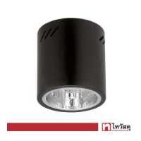 ราคา โคมดาวน์ไลท์หน้ากลมติดลอย 4 นิ้ว 1xE27 LUZINO รุ่น MZY401 BK สีดำ (16616843584)