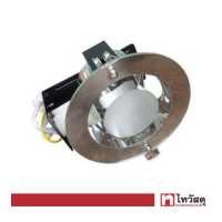 ราคา โคมดาวน์ไลท์หน้ากลมกระจก 4 นิ้ว 1xE27 Slim LUZINO รุ่น FB4708 G SN สีเงิน (16616843523)