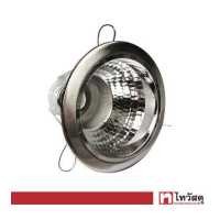 ราคา โคมดาวน์ไลท์หน้ากลม 5 นิ้ว 1xE27 D Brite LUZINO รุ่น P5001 SN สีเงิน (16616972344)