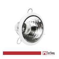 ราคา โคมดาวน์ไลท์หน้ากลม 6 นิ้ว 1xE27 D Brite LUZINO รุ่น P6002 WH สีขาว (16616802888)
