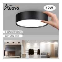 ราคา Auoyo โคมไฟดาวน์ไลท์ LED ดาวน์ไลท์ฝังฝ้า ดาวไลท์ LED โคมไฟ LED โคมไฟติดเพดาน LED หลอดไฟดาวน์ไลท์ Downlight LED ไฟเพดาน แบบกลม 3 6 นิ้ว 5 12 วัตต์ LED Panel Light Office Ceiling Lig (8835766433)