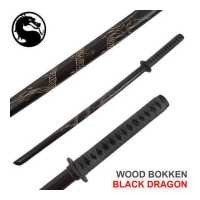 ราคา Bokken ดาบไม้ซามูไร สีดำลายมังกร ญี่ปุ่น ดาบไม้เนื้อแข็ง มีความทนทานสูง คาตานะ โบเคน เคนโด้ ยากูซ่า สำหรับ ฝึกศิลปะป้องกันตัว Kendo Japan Wooden Sword Samurai Katana Solid Yakuza Wood 木刀 (17346041487)