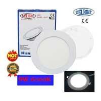 ราคา DELIGHT ดาวน์ไลท์ LED 9W แสงขาว Day Light LED panel light 9W ขนาด145 mm DLED 232 0914 9W 6000 6500K Driver (13611351970)