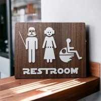 ราคา FudFudAR ฝุด ฝุด อะ ป้ายห้องน้ำ แบบที่ 61 ป้ายไม้ สุดวินเทจ vintage งานไม้แท้ งานนูน 3D ป้ายออฟฟิศ ป้ายโรงงาน ป้ายร้าน Office Sign Factory (19686736127)