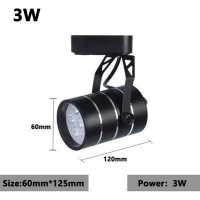 ราคา โคมไฟติดผนังไฟสปอตไลท์ไฟติดตามทางเดินราวไฟ Led ราง220V ไฟสปอตไลท์ทรงซังข้าวโพด3W 5W 7W การตกแต่งบ้านร้านเสื้อผ้า (17901774735)