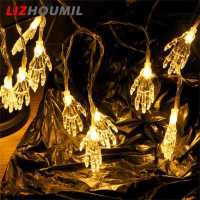 ราคา LIZHOUMIL Halloween Ghost Hand Skeleton String Light 2 Meters 10 Lights High Brightness Outdoor Decorative Lamp Lantern (19836879176)