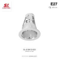 ราคา SL LIGHTING Recessed Downlight โคมไฟดาวน์ไลท์ฝังฝ้า ขั้ว E27 รุ่น 6 SW G 620 SW 620 (18560352812)