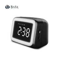 ราคา Brifit นาฬิกาปลุกขนาดเล็กสามารถชาร์จได้ด้วยเสียงนาฬิกาปลุก FM บลูทูธลำโพงพร้อมไมโครโฟนสนับสนุน FM AUX TF การ์ดบลูทูธ 5 0 ตกแต่งภายใน (19538750917)