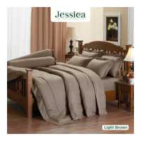 ราคา Jessica Cotton mix สีพื้น Light Brown สีน้ำตาล ชุดเครื่องนอน ผ้าปูที่นอน ผ้าห่มนวม เจสสิก้า สีพื้นเรียบง่ายดูดี (17433429743)