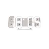 ราคา นาฬิกาดิจิทัลตั้งโต๊ะพลาสติก LED 3D KASSA HOME รุ่น S663 ขนาด 23 5 x 5 x 9 6 ซม สีขาว (16292235147)