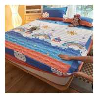 ราคา MQQ แผ่น ผ้าคลุมเตียง 5 6 ฟุต ผ้าคลุมเตียง ผ้าฝ้าย ผ้าคลุมที่นอนชิ้นเดียว ผ้าลื่น ผ้าคลุมเตียงกำมะหยี่ กำมะหยี่ กำมะหยี่ปะการัง ผ้าปูที่นอนลายการ์ตูนสีสวย คลุมเตียง ห้องนอนใหญ่ ห้อ (18915097645)