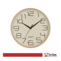 ราคา นาฬิกาแขวนผนังพลาสติก Neat KASSA HOME รุ่น JH6421 ขนาด 30 5 x 4 3 x 30 5 ซม สีครีม (16315358962)